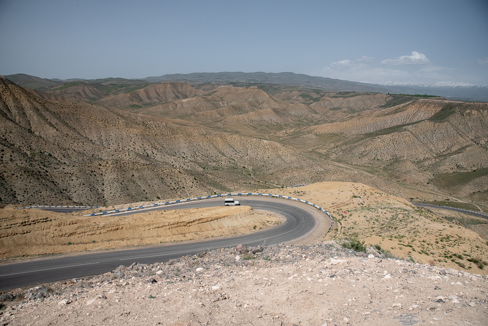 panorama armeno sulla via per Khor Virap