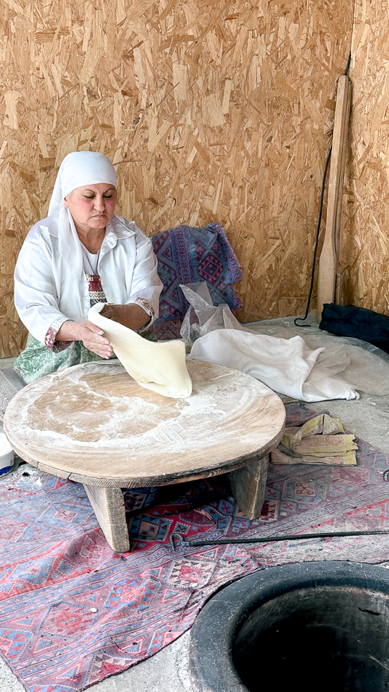 Preparazione del Lavash Armeno