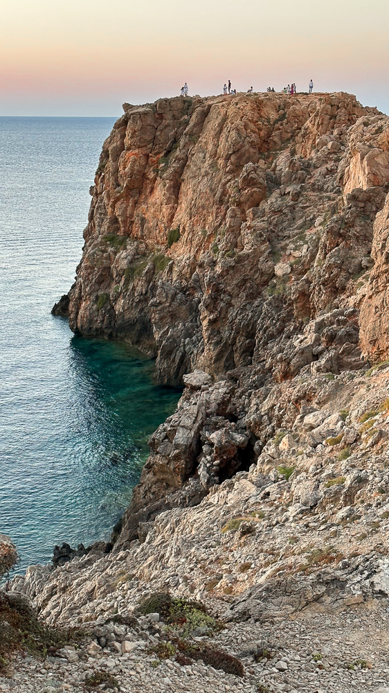 Scogliera di Fornells al tramonto, Minorca