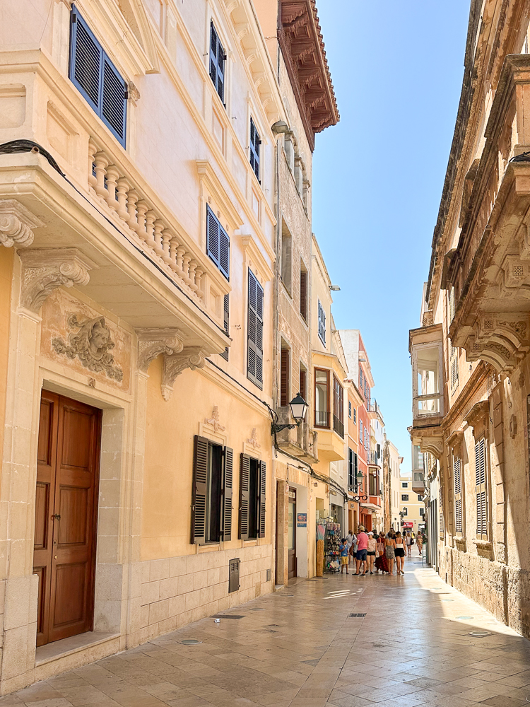 Minorca, scorcio centro storico Ciutadella