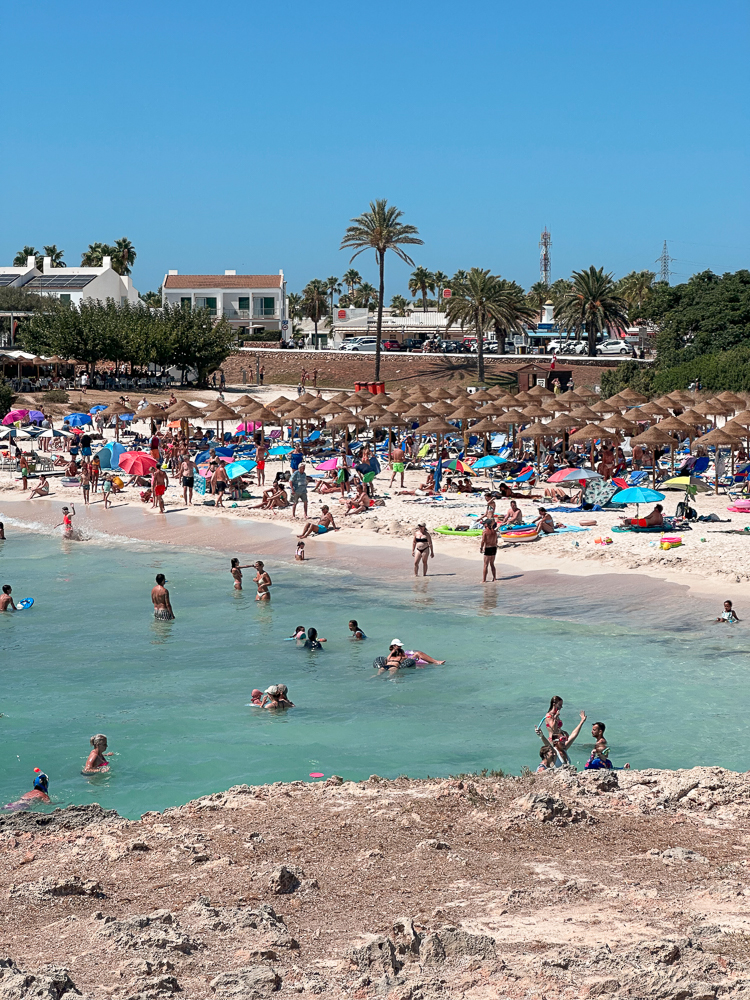 spiaggia a cap d’Artruxt, Minorca