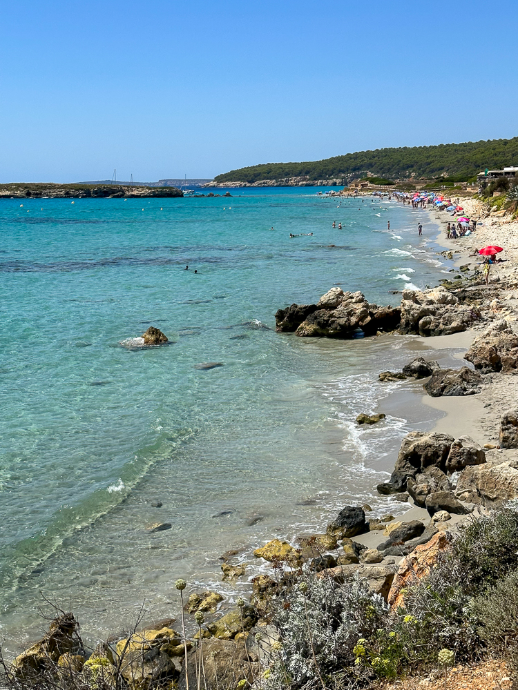 Minorca spiaggia di sant tomas