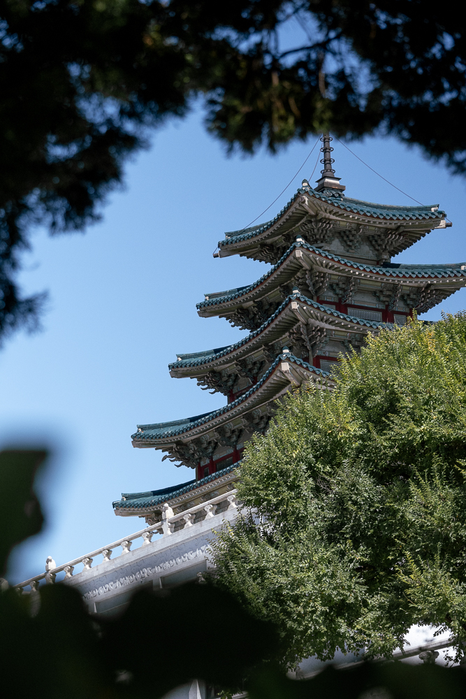 pagoda a Seoul, visibile dal palazzo Gyeongbokgung