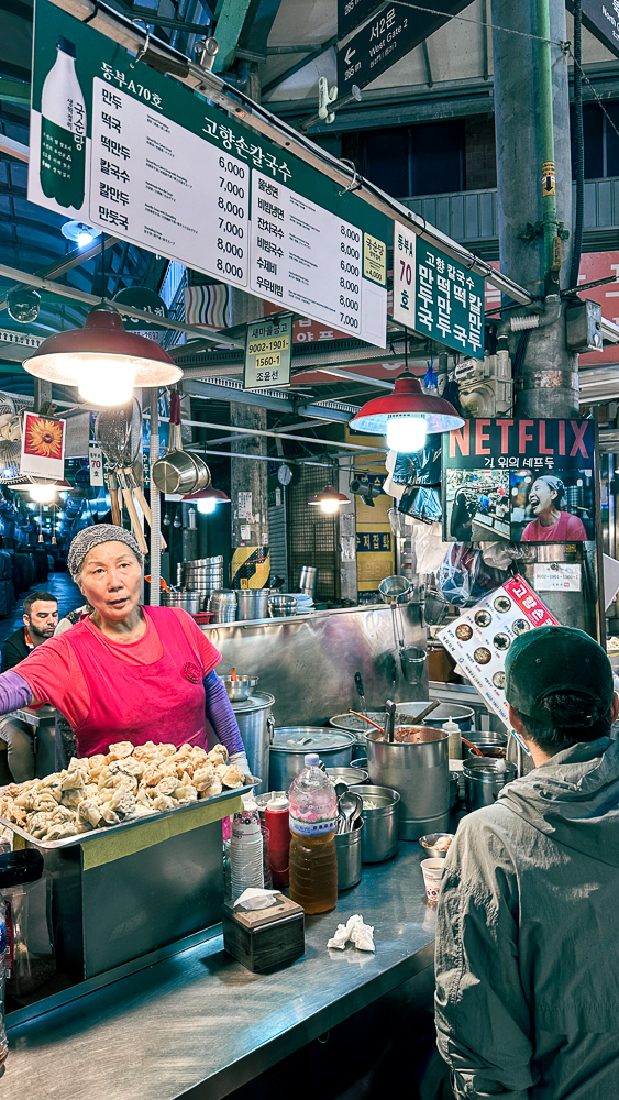 Seoul, mercato coperto Gwangjang